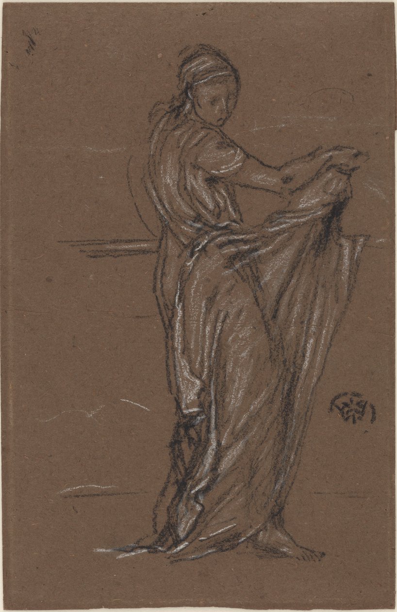 Drapert kvinnefigur av James Abbott McNeill Whistler