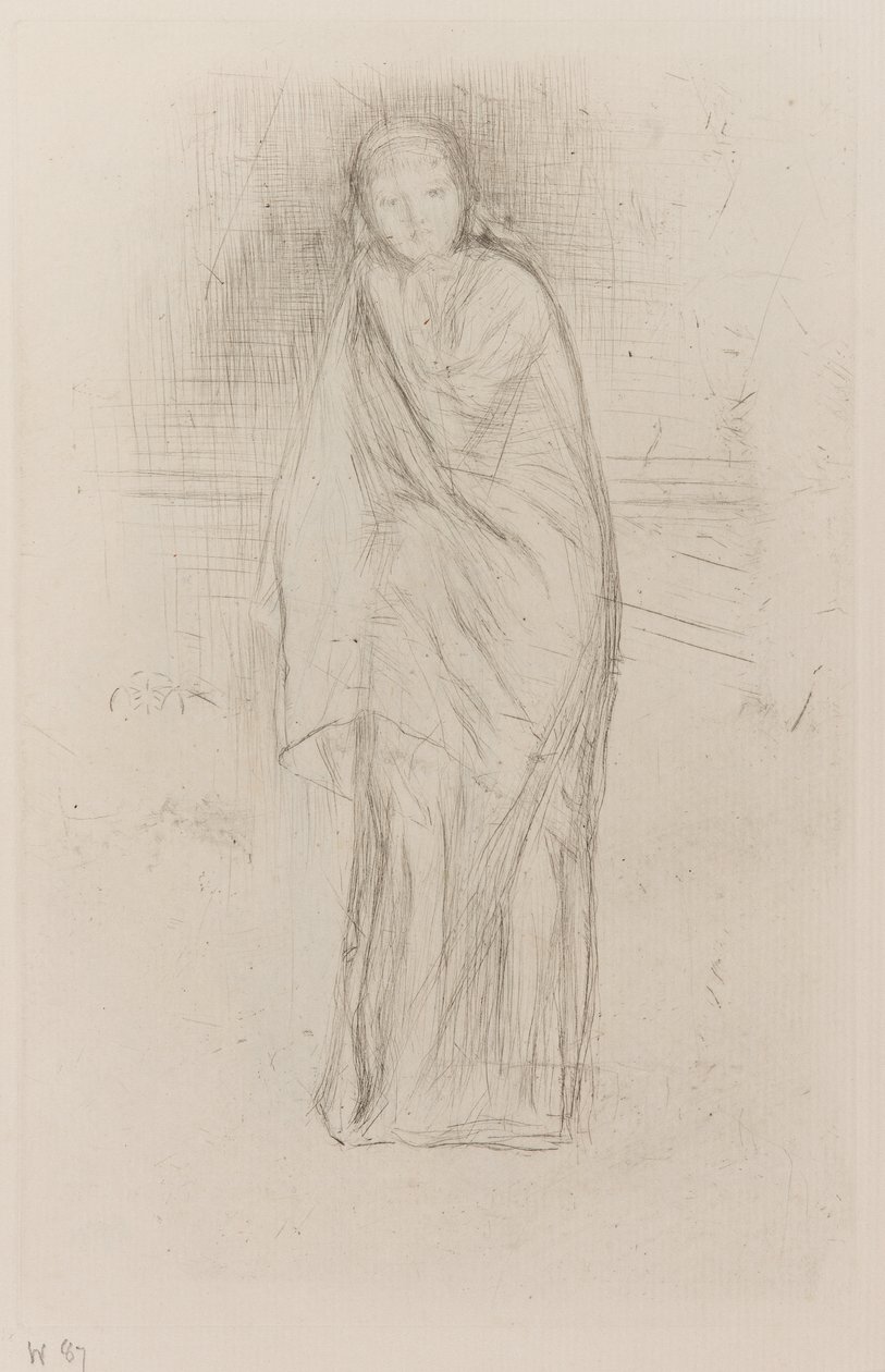 Drapert modell av James Abbott McNeill Whistler