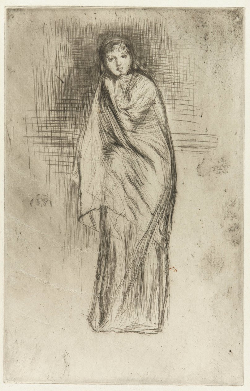 Drapert modell av James Abbott McNeill Whistler