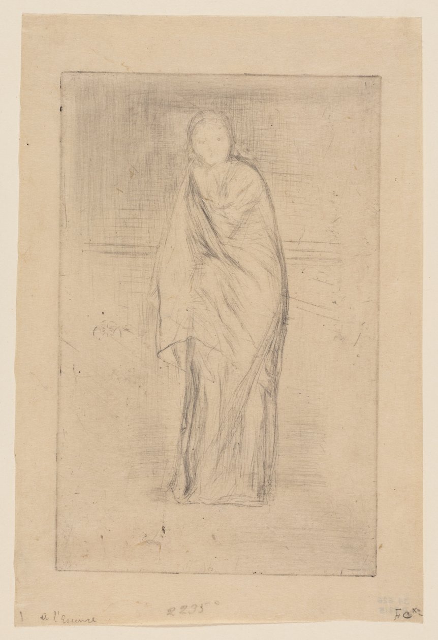 Drapert modell av James Abbott McNeill Whistler