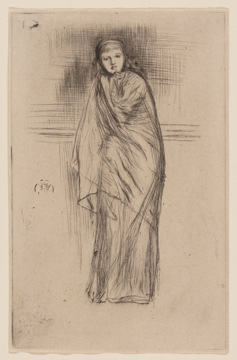 Drapert modell av James Abbott McNeill Whistler
