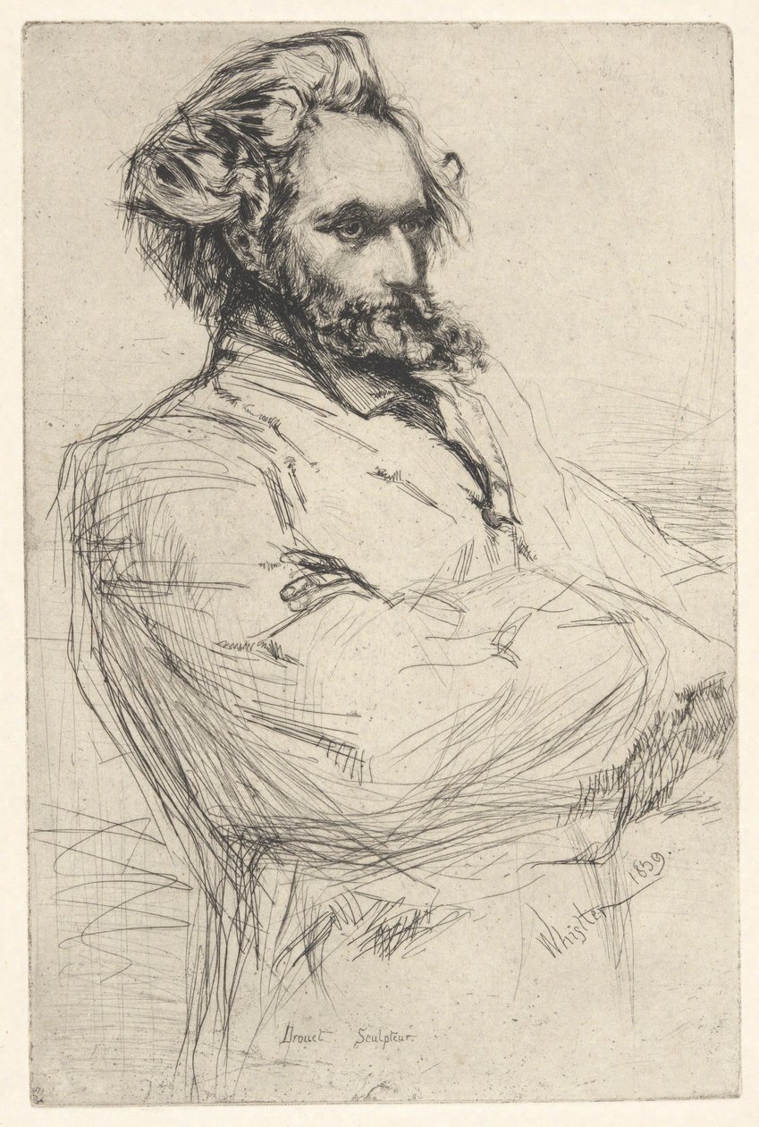 Drouet, billedhugger av James Abbott McNeill Whistler