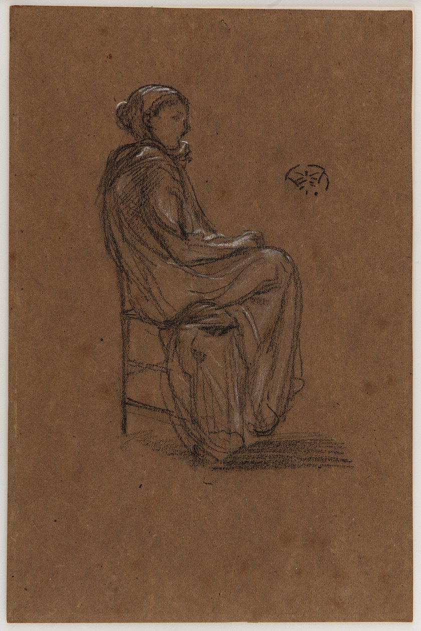 Kvinnefigur, sittende av James Abbott McNeill Whistler