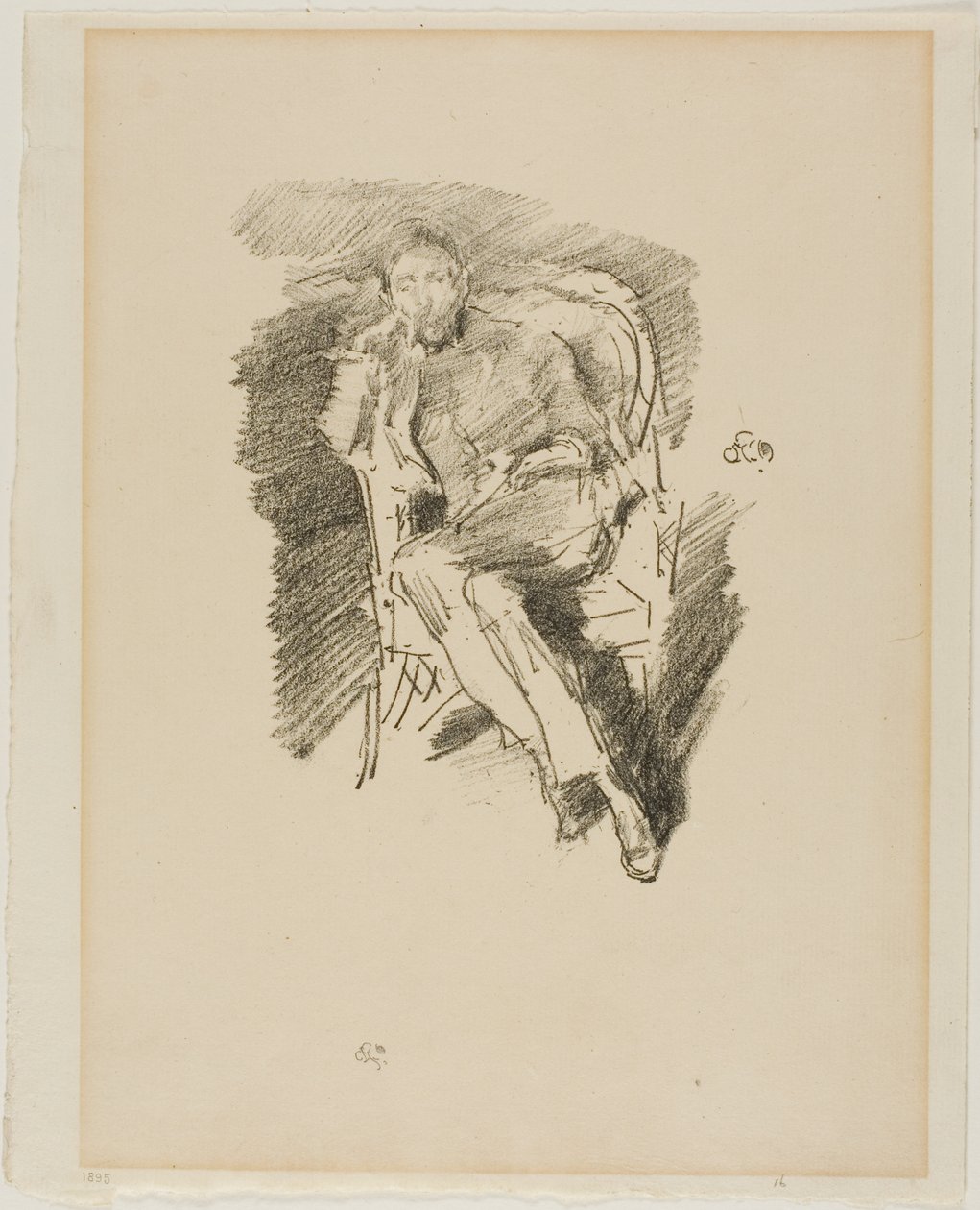 Firelight: Joseph Pennell, nr. 2 av James Abbott McNeill Whistler