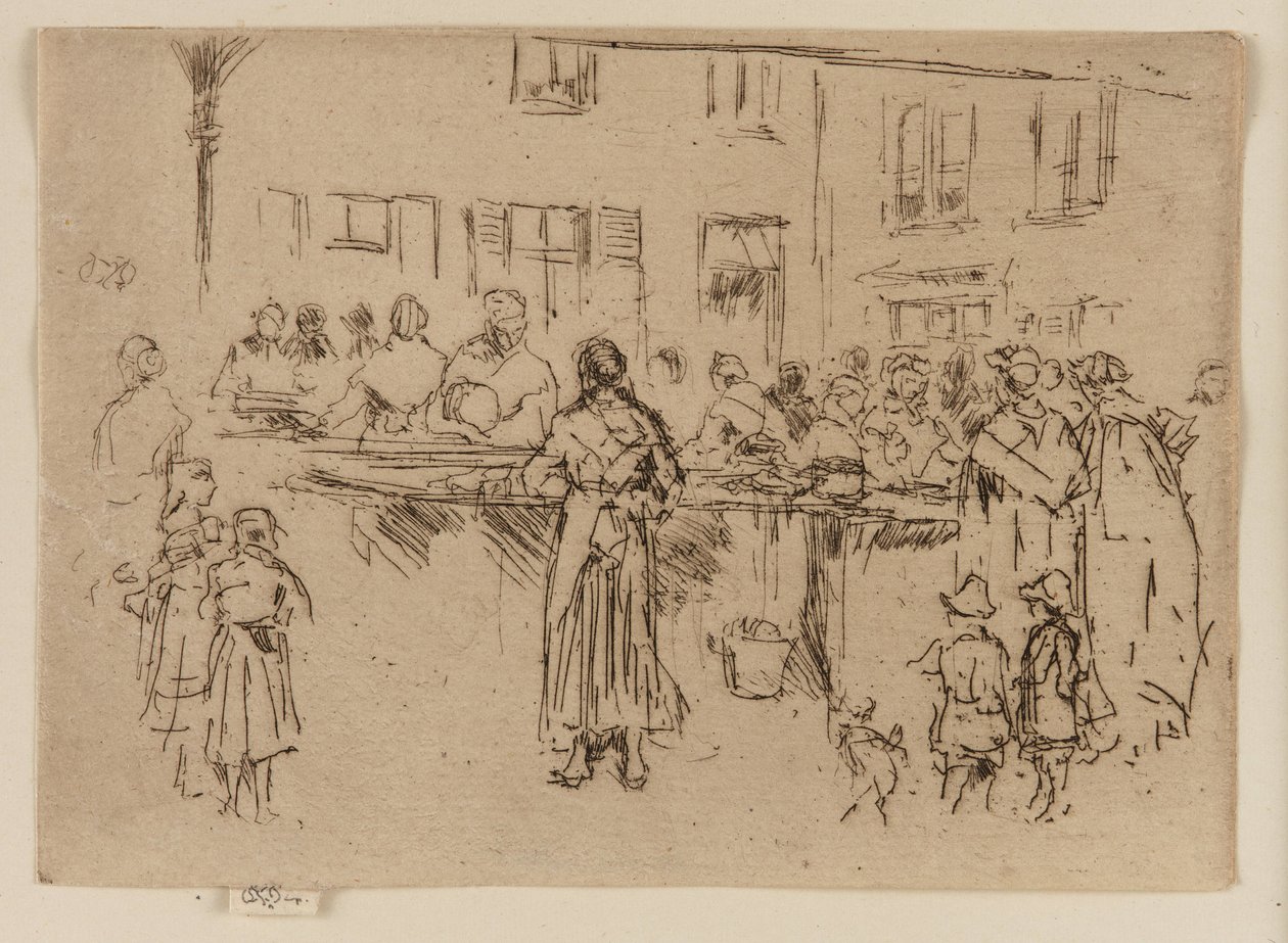 Fiskekvinner, Oostende av James Abbott McNeill Whistler