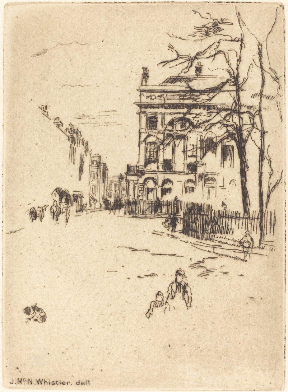 Fitzroy Square av James Abbott McNeill Whistler