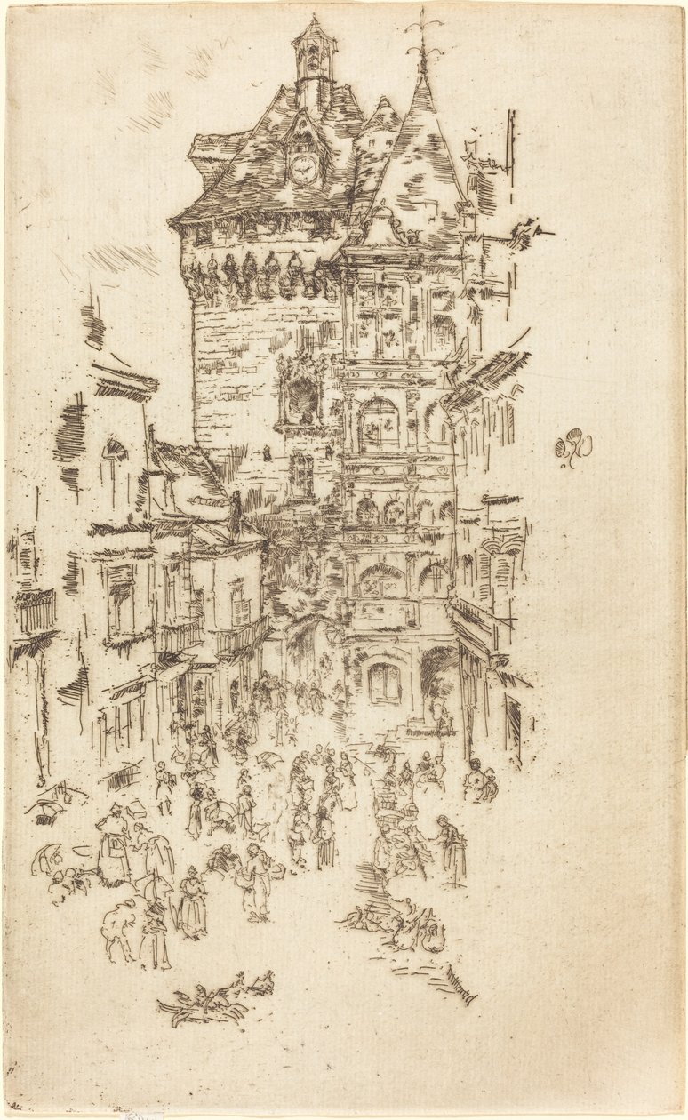 Rådhuset, Loches av James Abbott McNeill Whistler