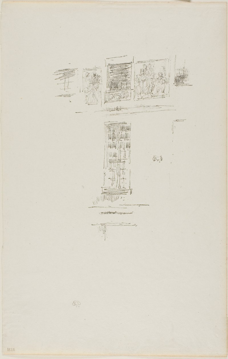 Hôtel Colbert, Windows av James Abbott McNeill Whistler