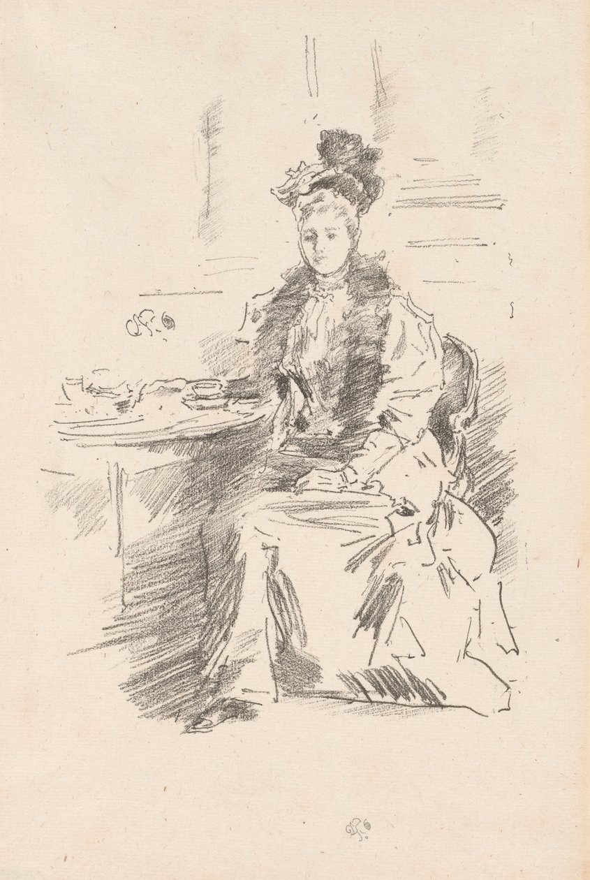 The Pretty New Yorker av James Abbott McNeill Whistler
