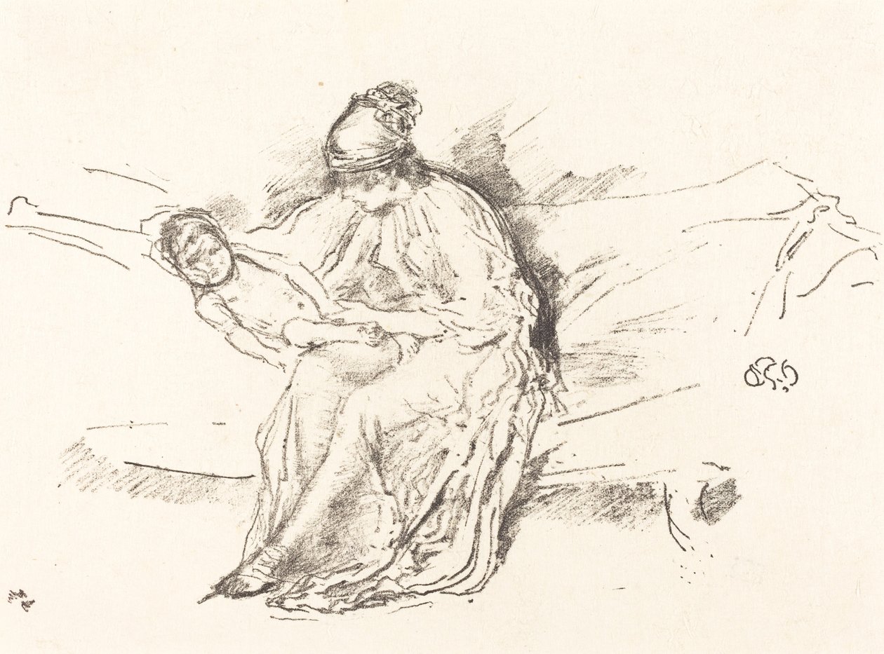 Mor og barn, nr. 4 av James Abbott McNeill Whistler