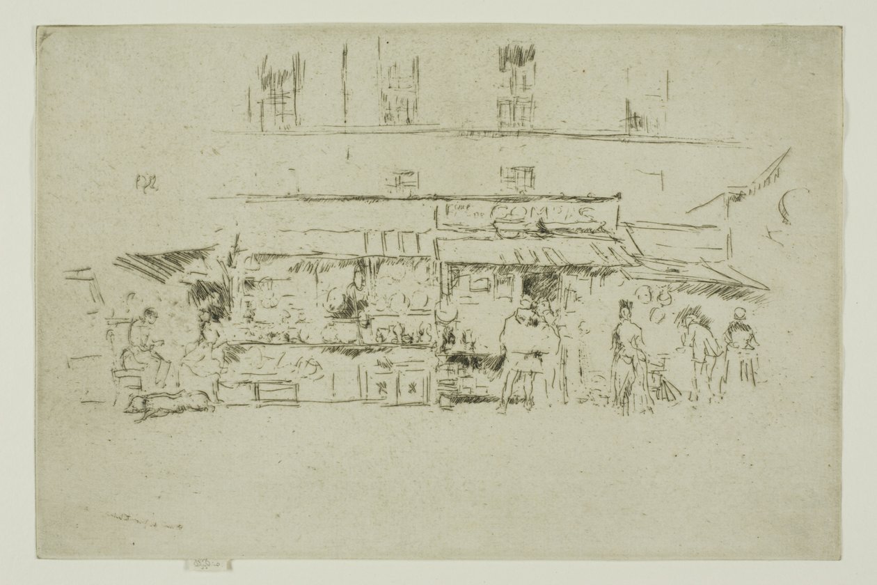 Monte Bell O ved quai av James Abbott McNeill Whistler