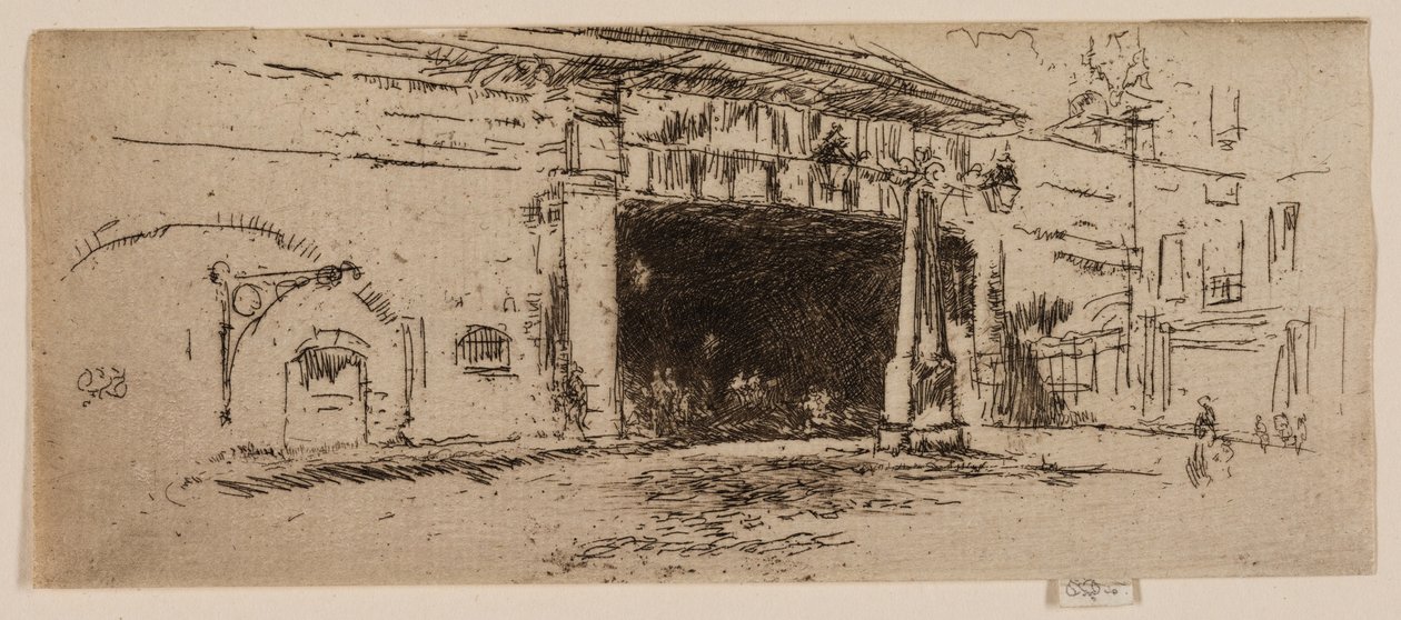 Railway Arch, American Square av James Abbott McNeill Whistler
