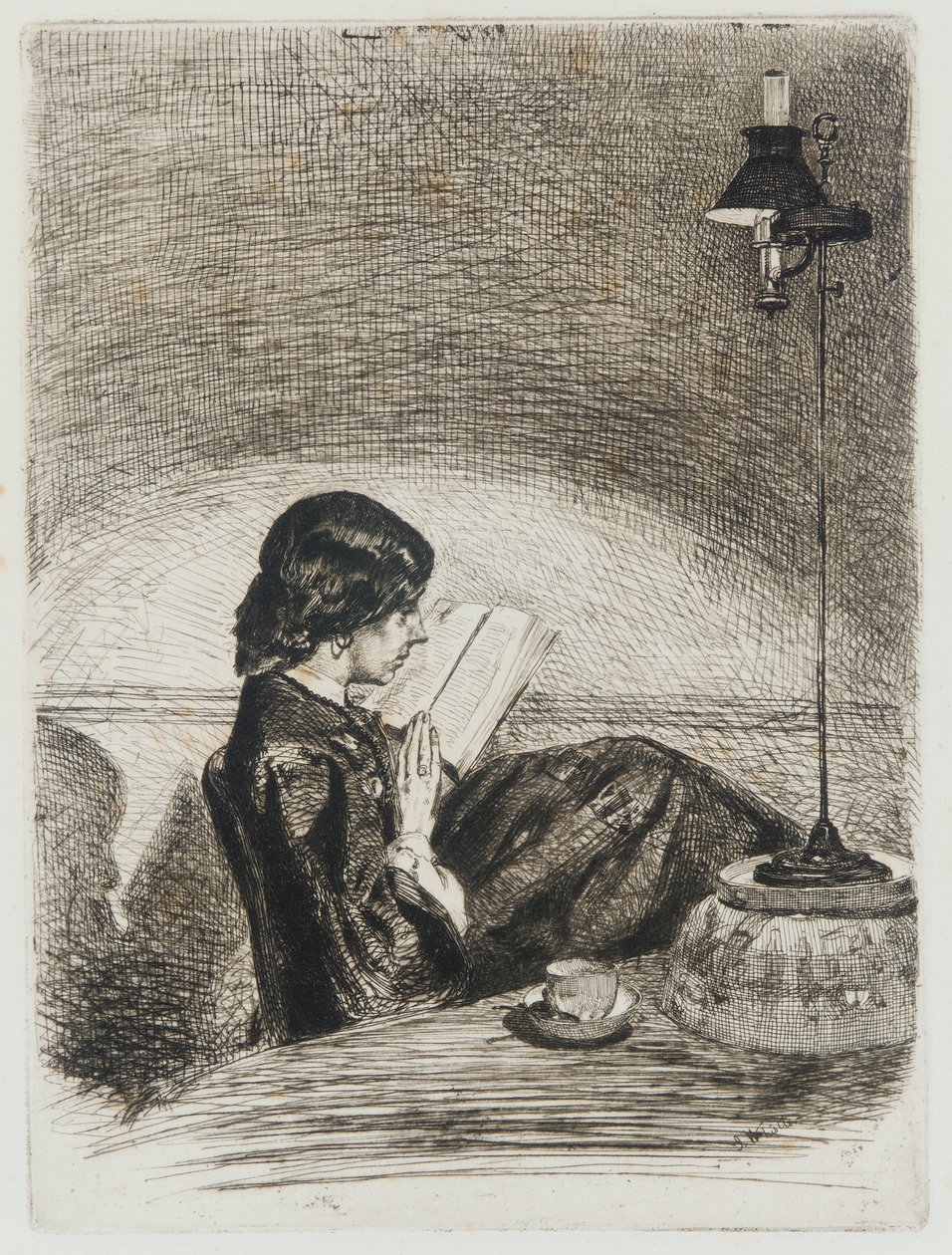 Lesing av Lamplight av James Abbott McNeill Whistler