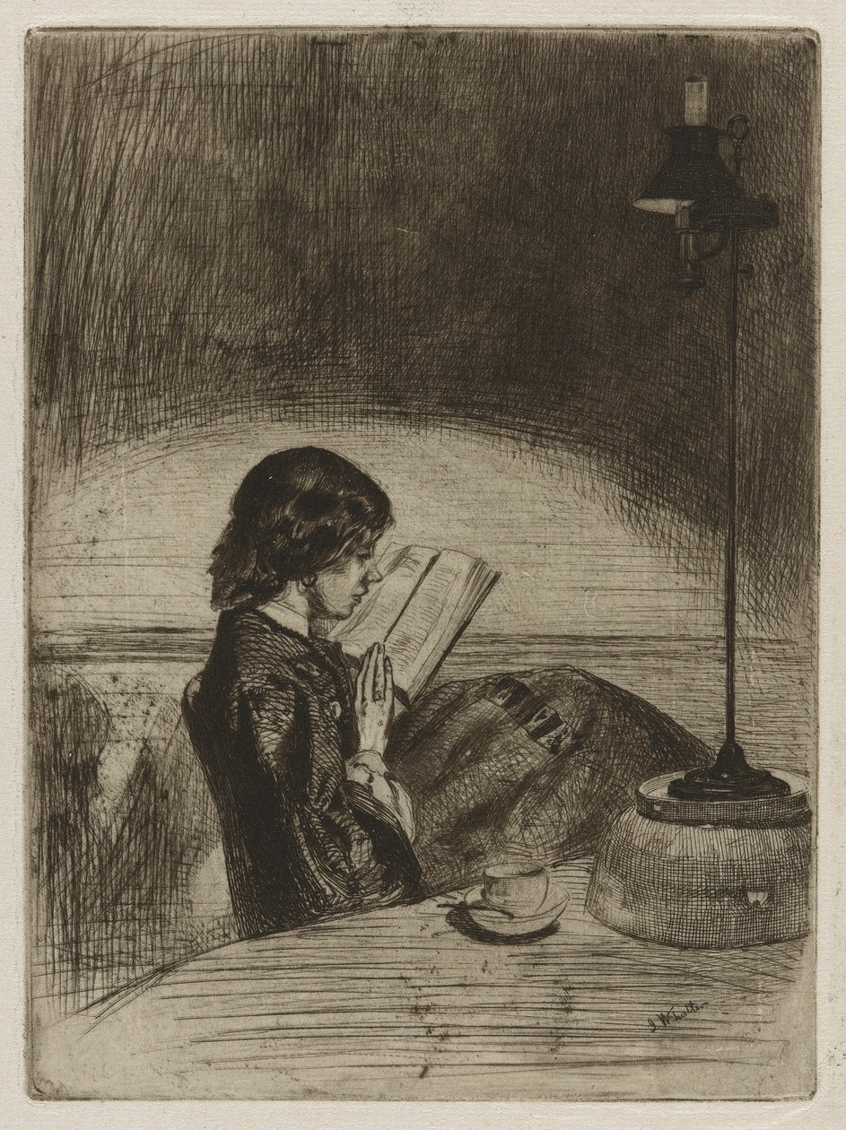 Lesing av Lamplight av James Abbott McNeill Whistler