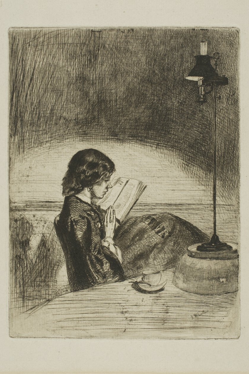 Lesing av Lamplight av James Abbott McNeill Whistler