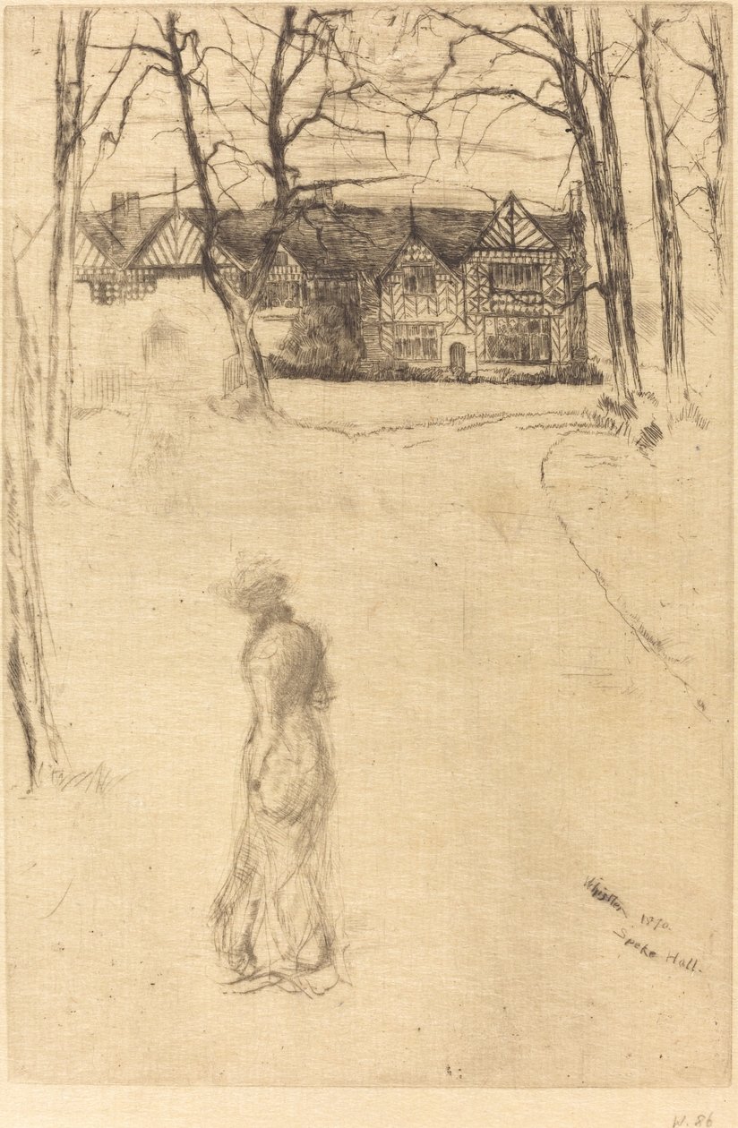 Speke Hall, nr.1 av James Abbott McNeill Whistler
