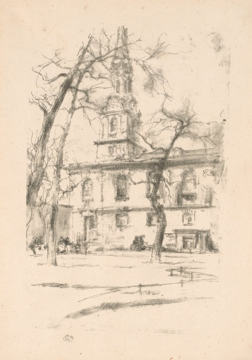 St. Giles-in-the-Fields av James Abbott McNeill Whistler