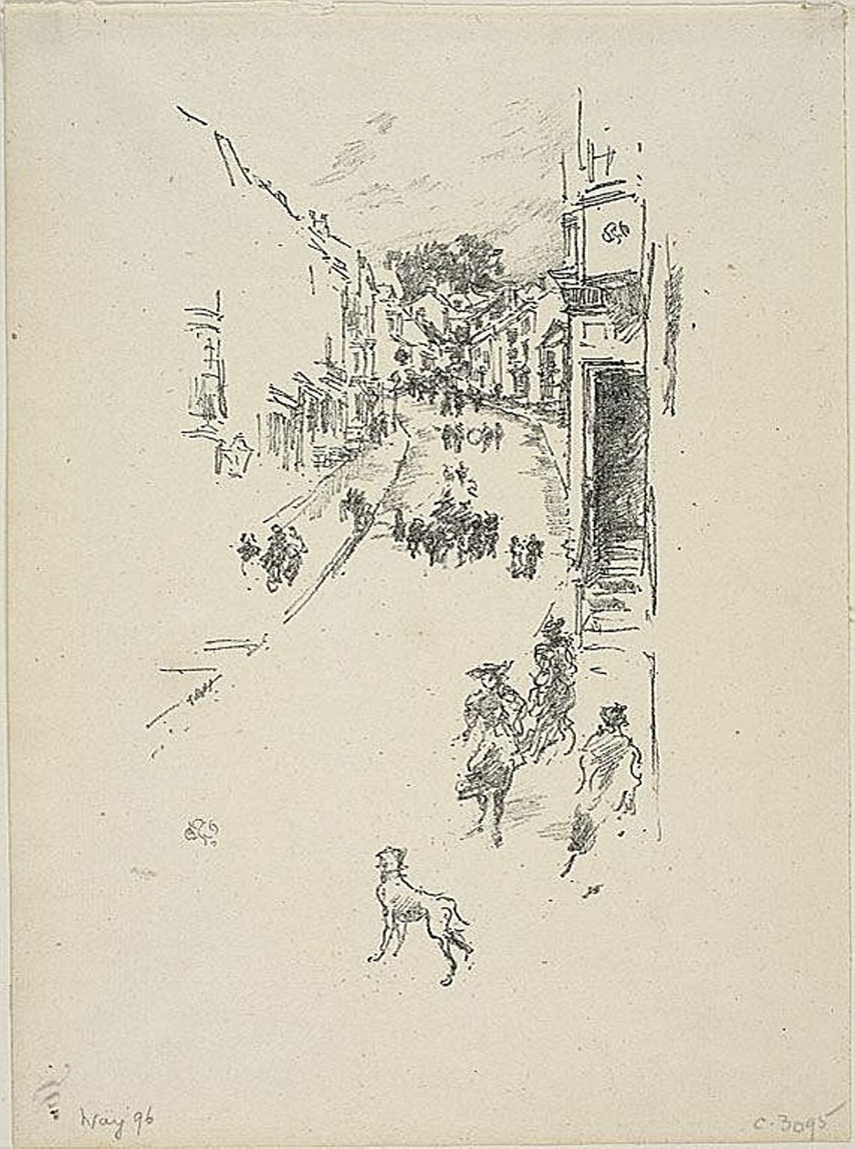 Søndag, Lyme Regis av James Abbott McNeill Whistler