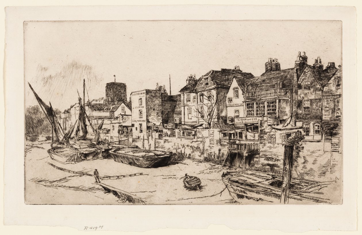 «Adam og Eva», gamle Chelsea av James Abbott McNeill Whistler