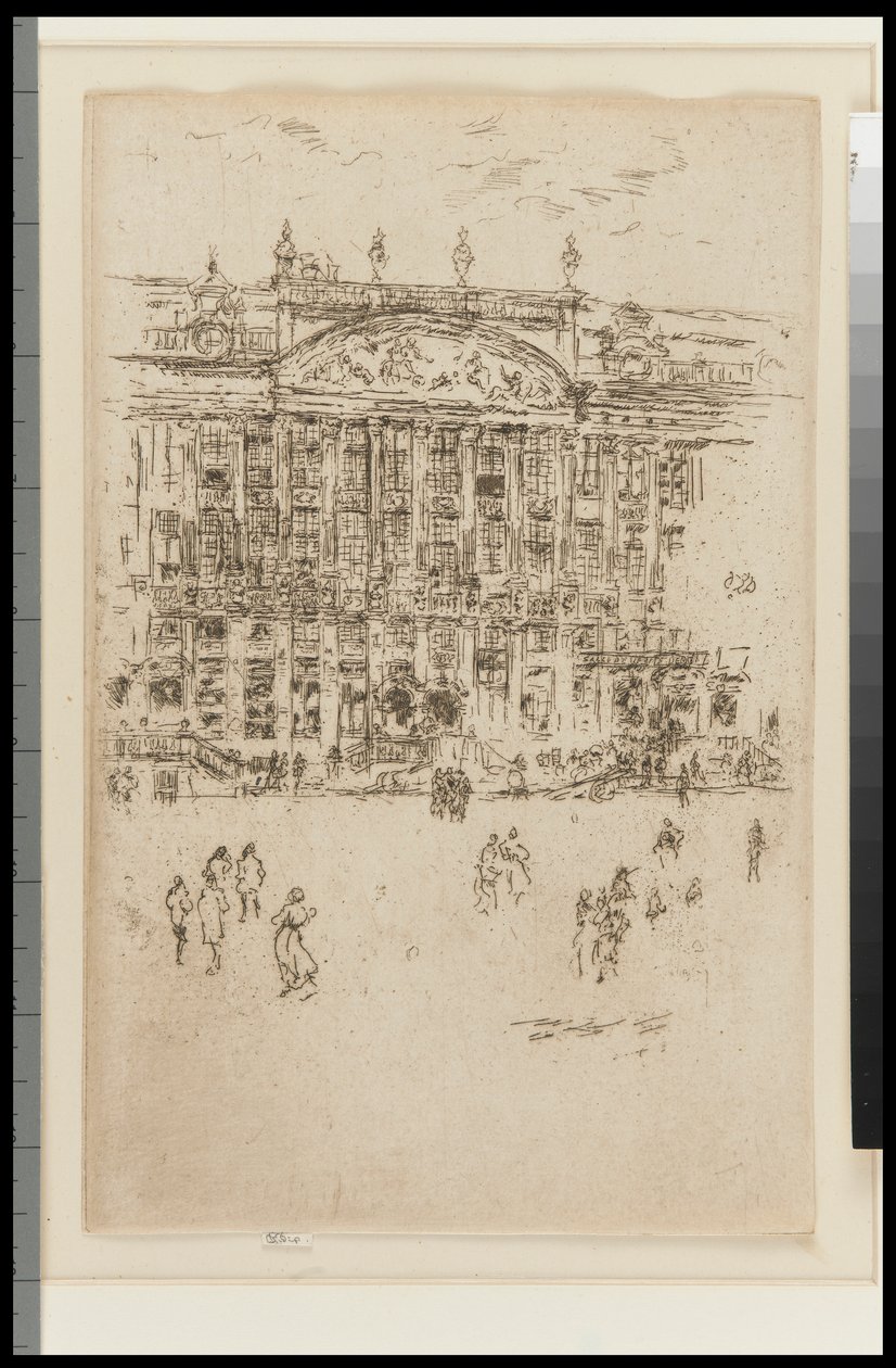 Kirken - Brussel (tilbedelse) av James Abbott McNeill Whistler