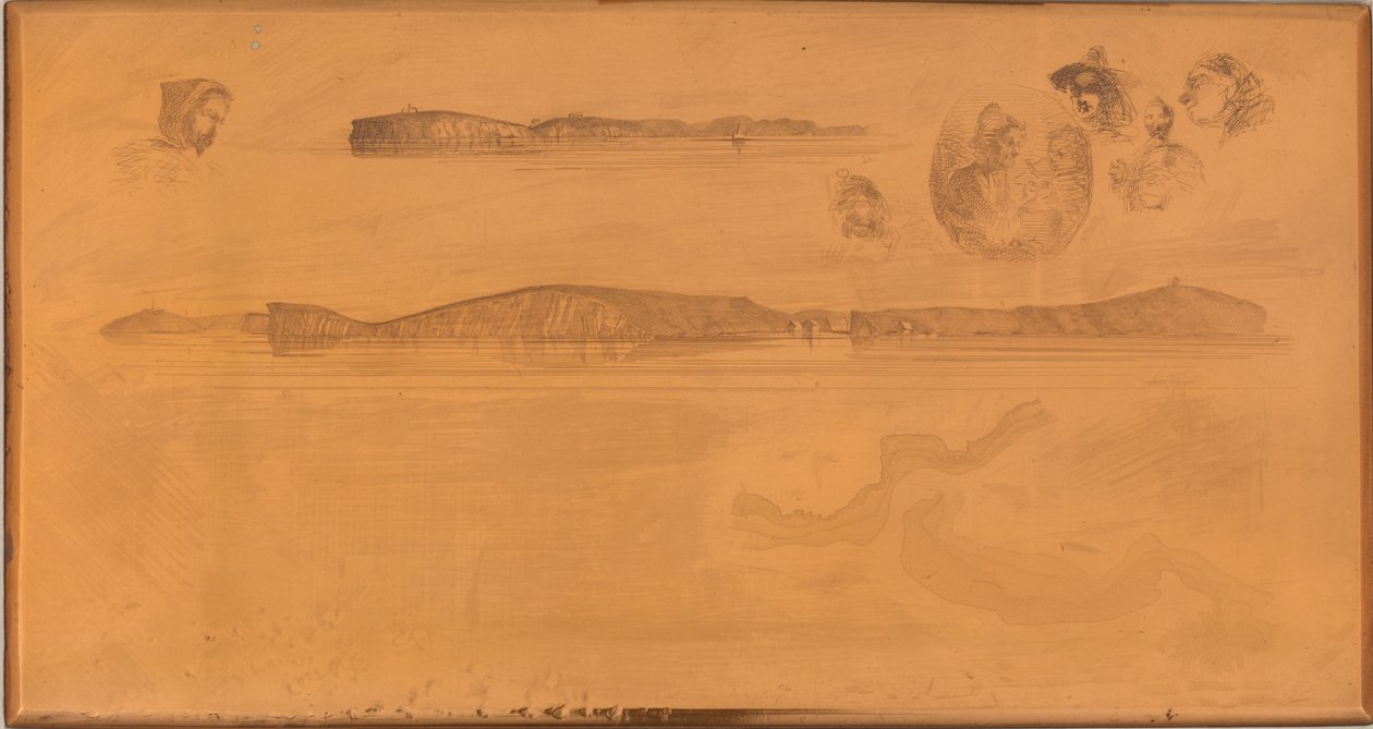 Kystundersøkelsesplaten av James Abbott McNeill Whistler