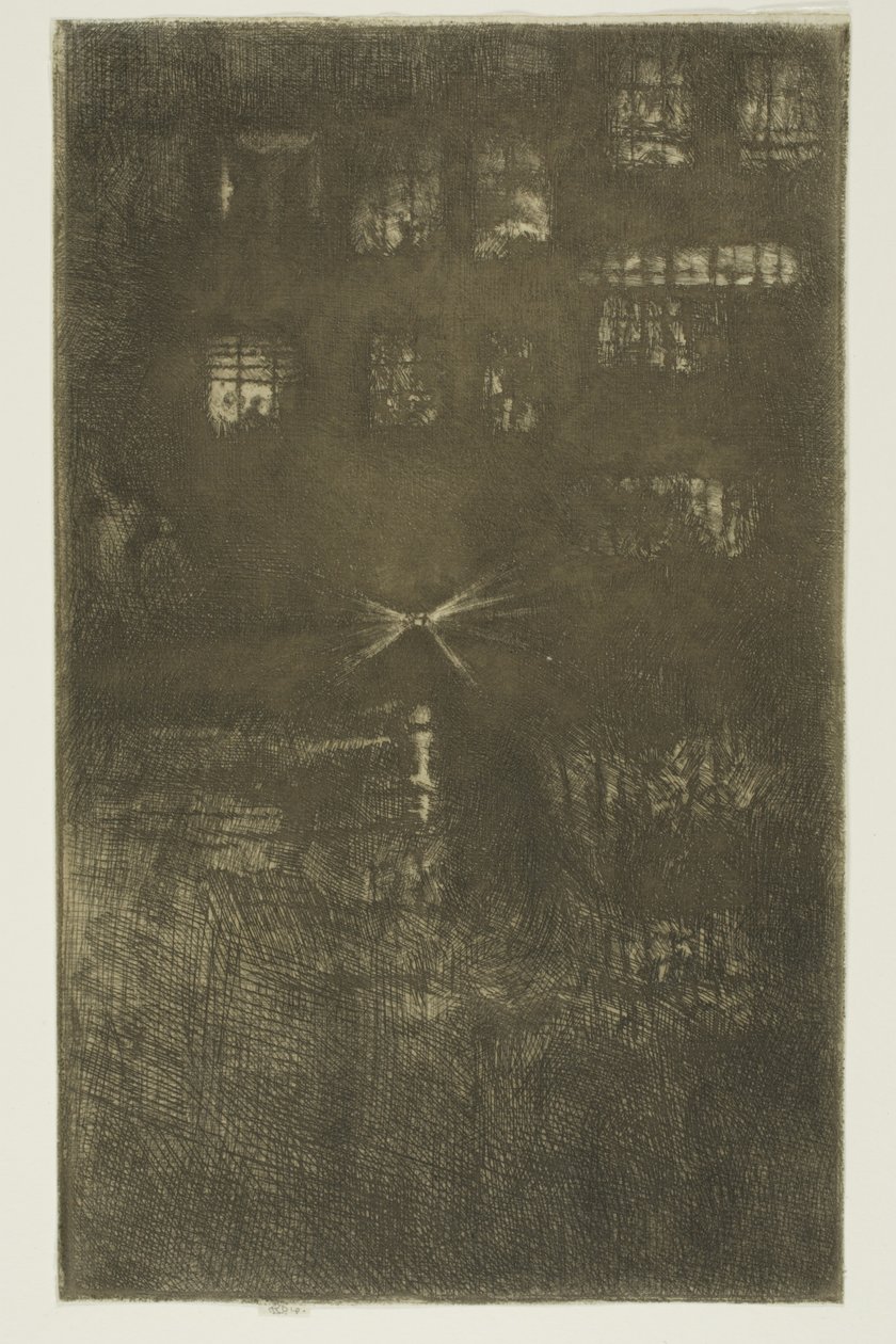 Dansehuset: Nocturne av James Abbott McNeill Whistler