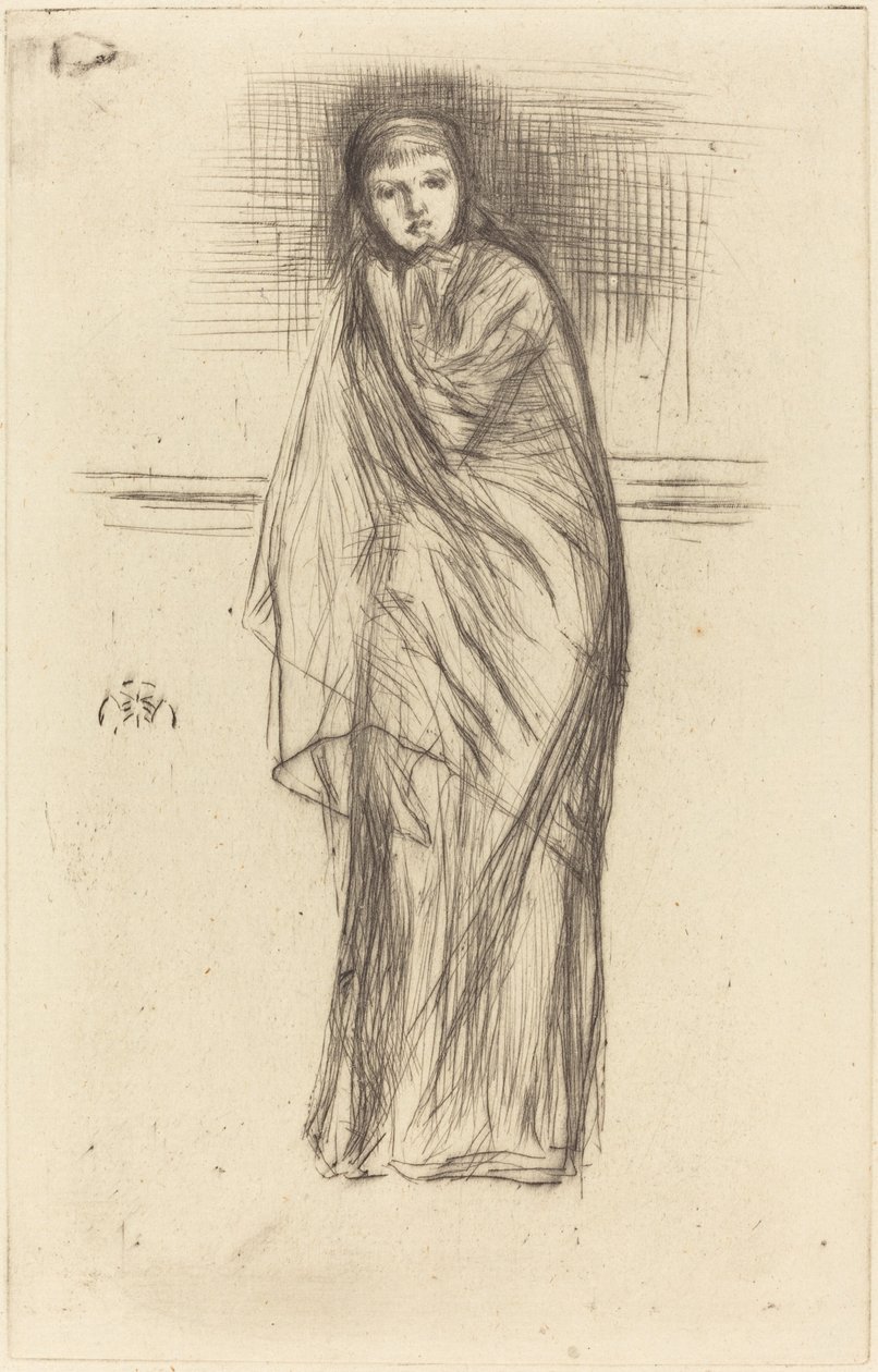 Modellen hviler av James Abbott McNeill Whistler