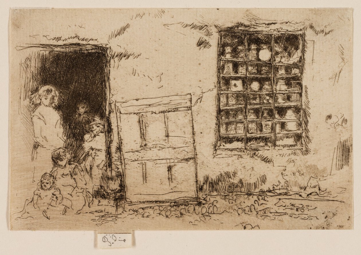 Landsbyens søtbutikk av James Abbott McNeill Whistler