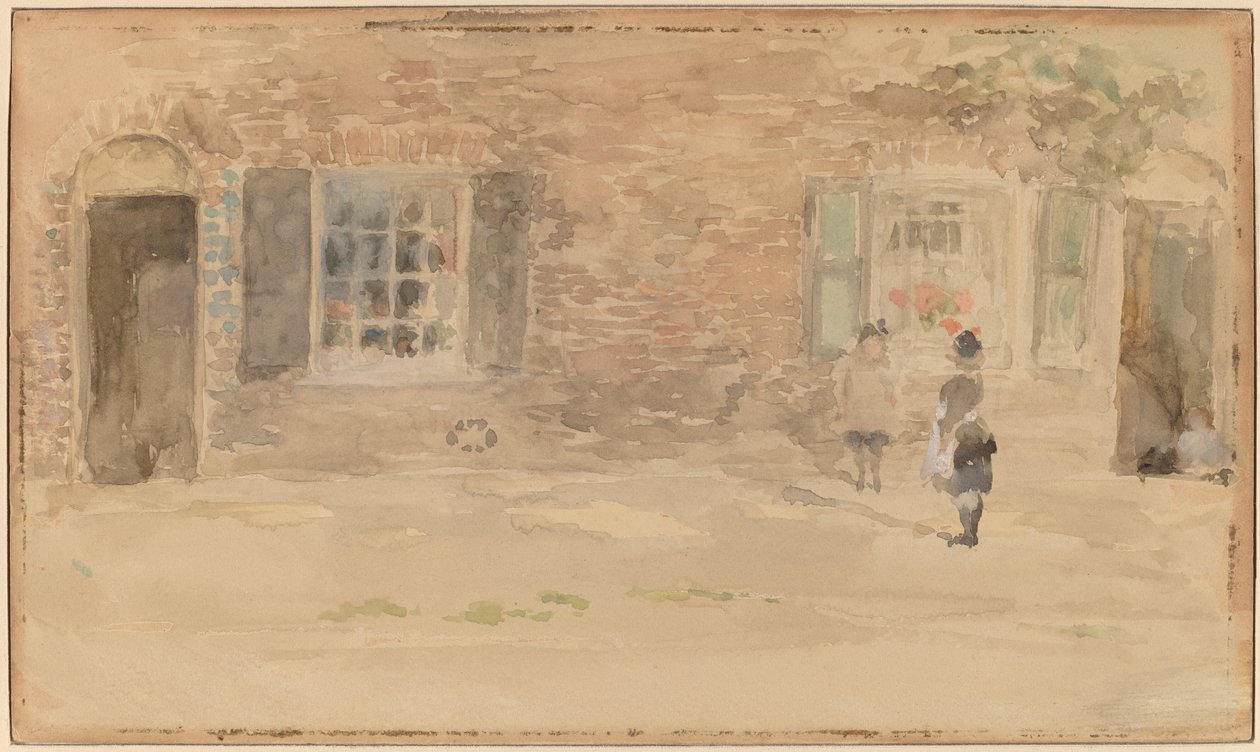 Landsbybutikk, Chelsea av James Abbott McNeill Whistler