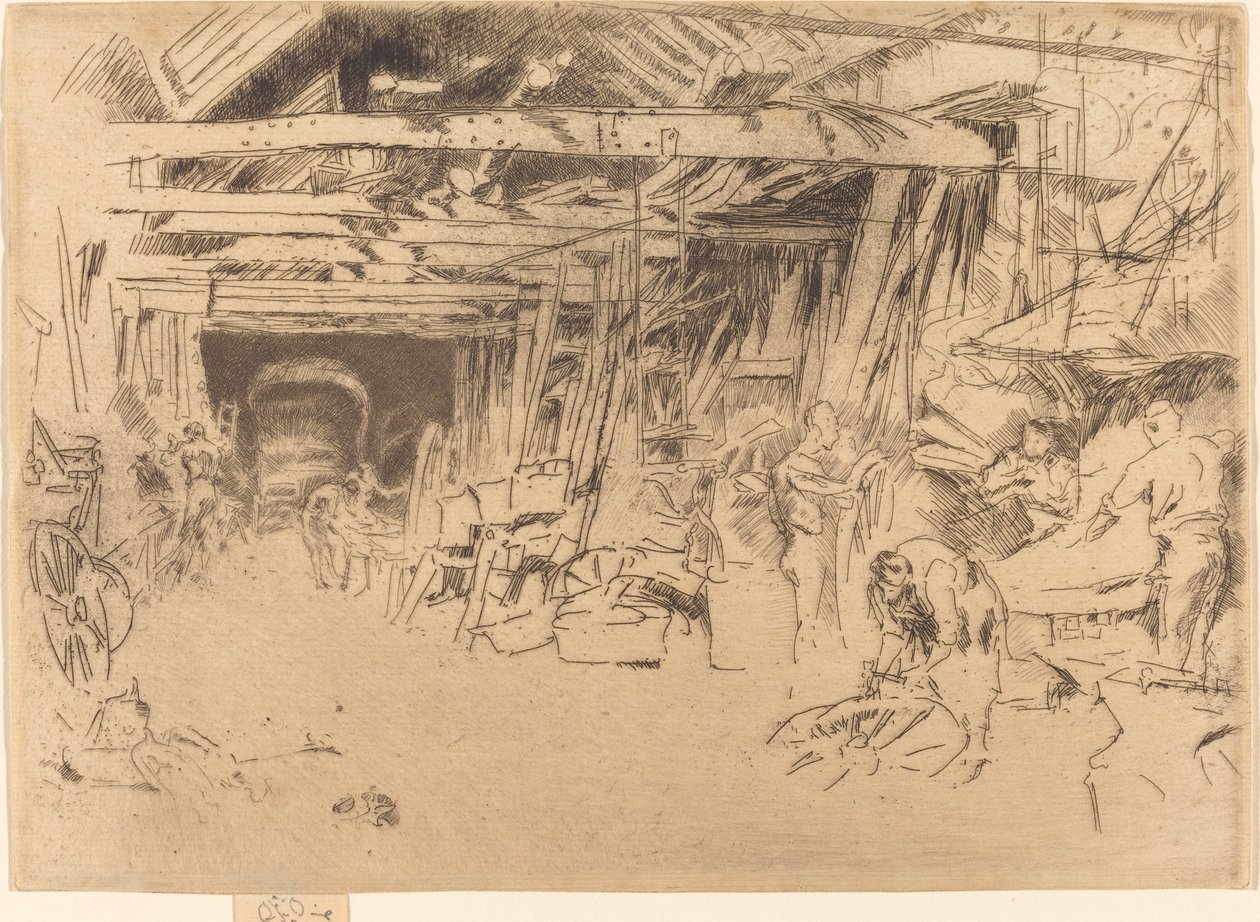 Wheelwright av James Abbott McNeill Whistler