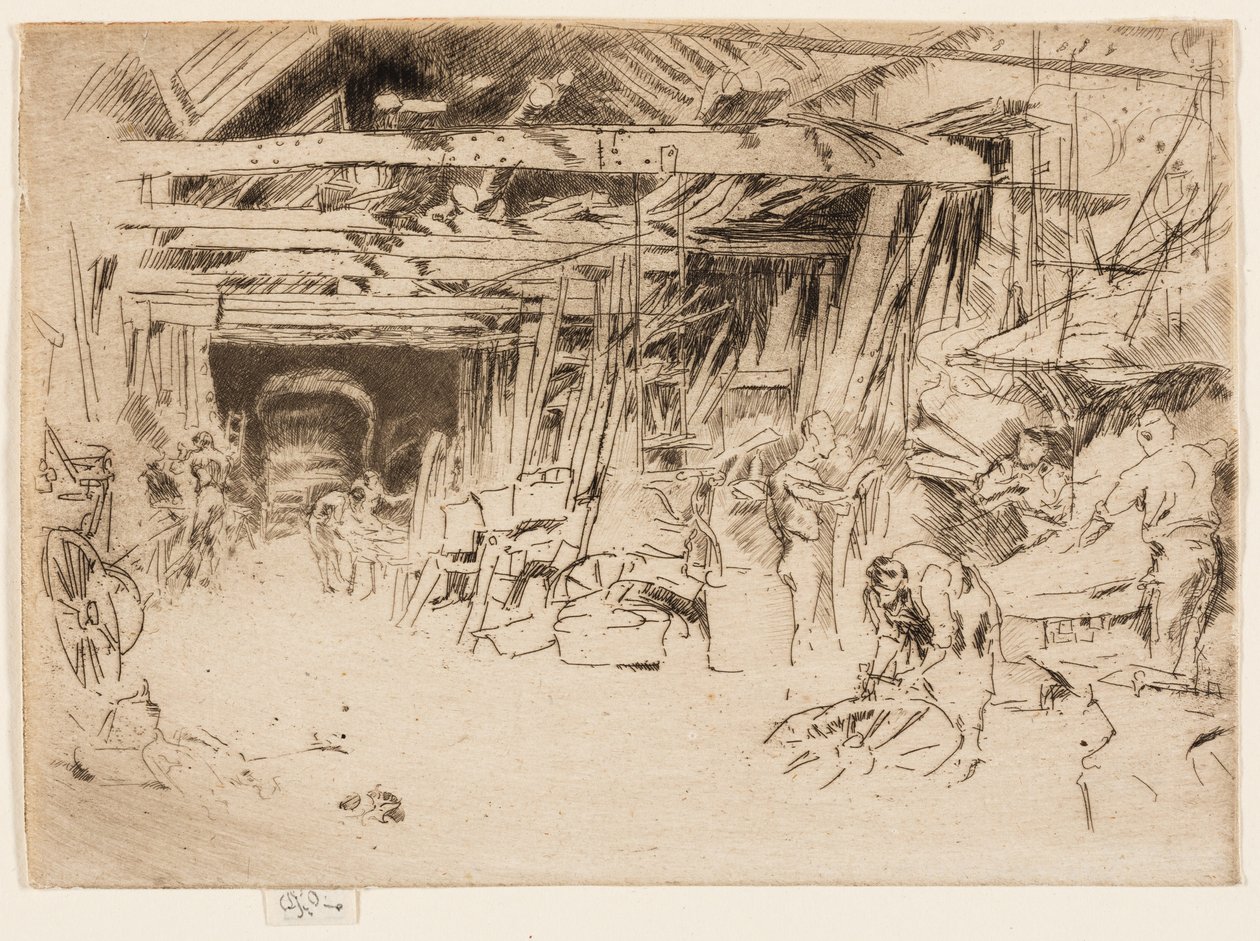 Wheelwright av James Abbott McNeill Whistler