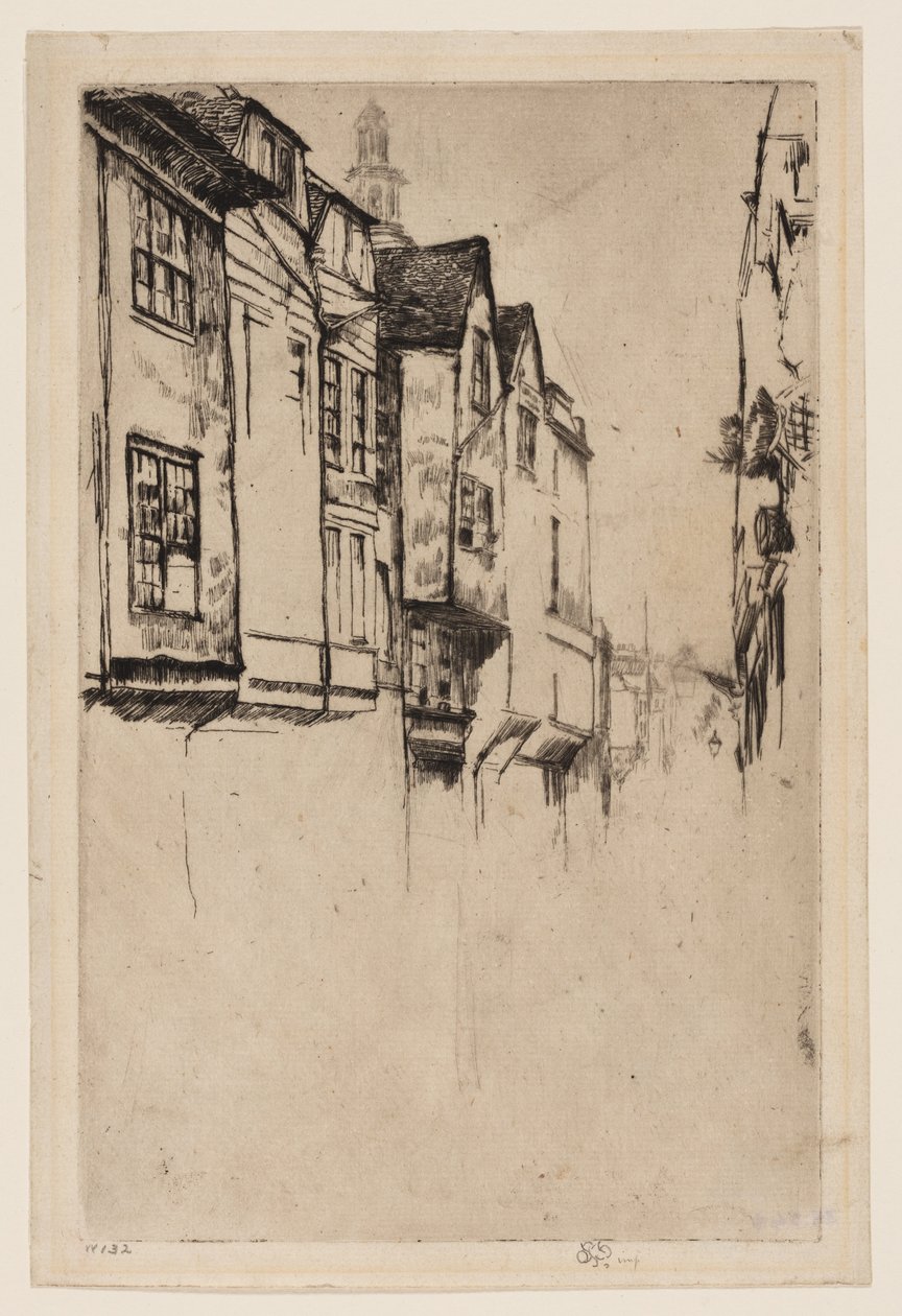Great Street, London av James Abbott McNeill Whistler