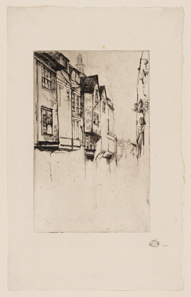 Great Street, London av James Abbott McNeill Whistler