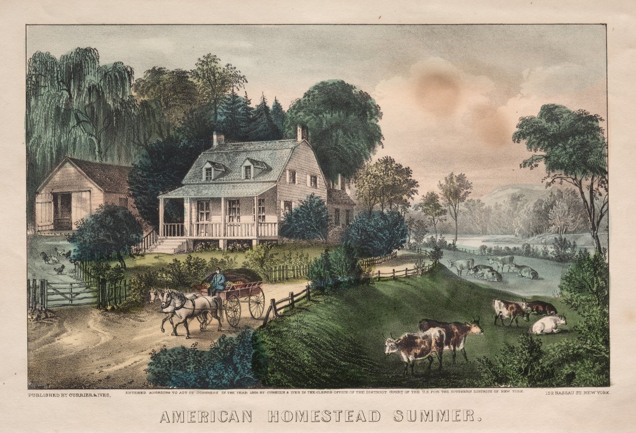 American Homestead, sommer av James Merritt Ives