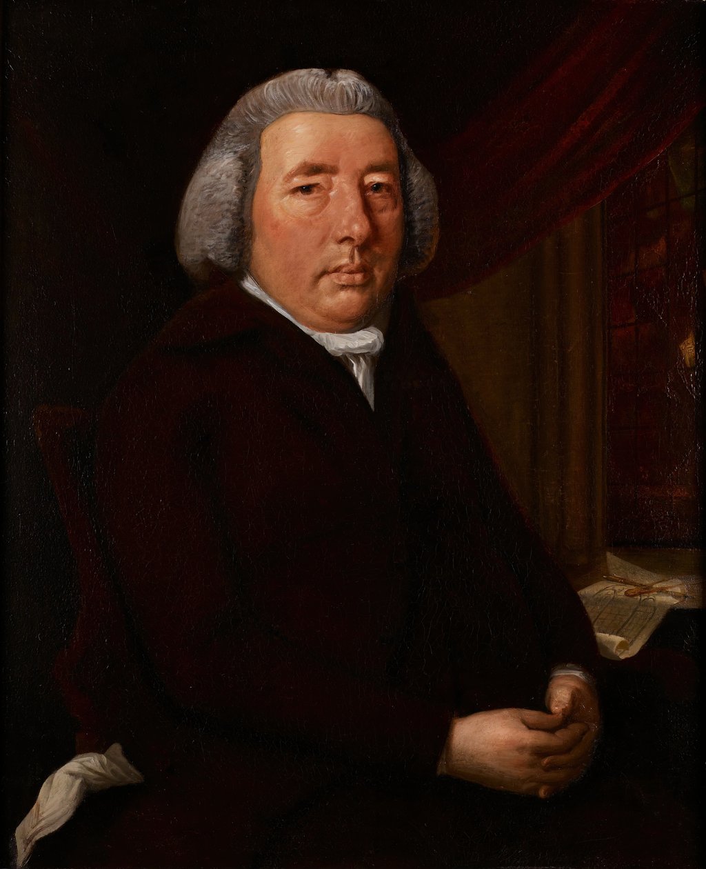 Portrett av Francis Eginton 1737-1805, 1796. av James Millar