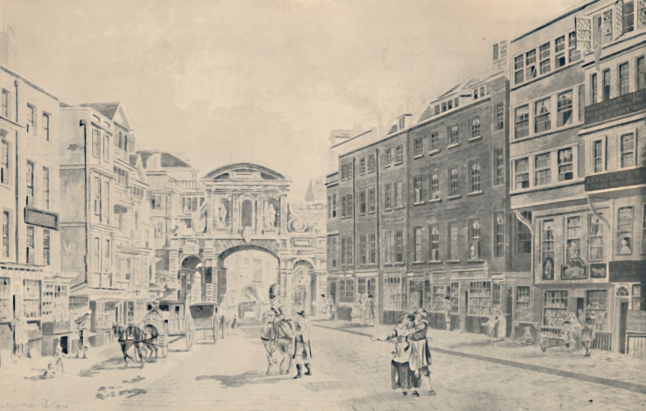 Vest for Temple Bar, 1772, 1920 av James Miller