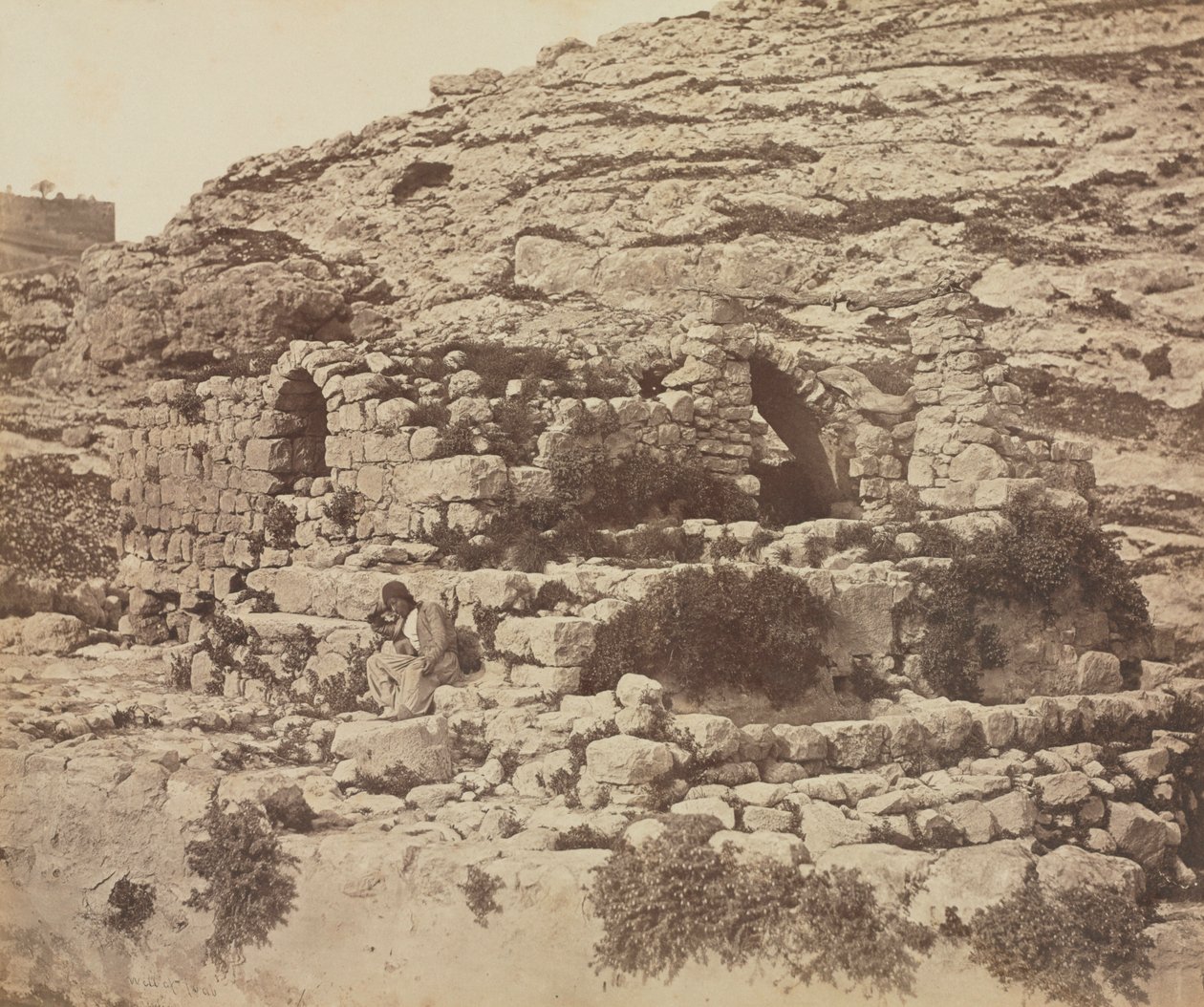 Joabs brønn, Jerusalem, 1857. av James Robertson