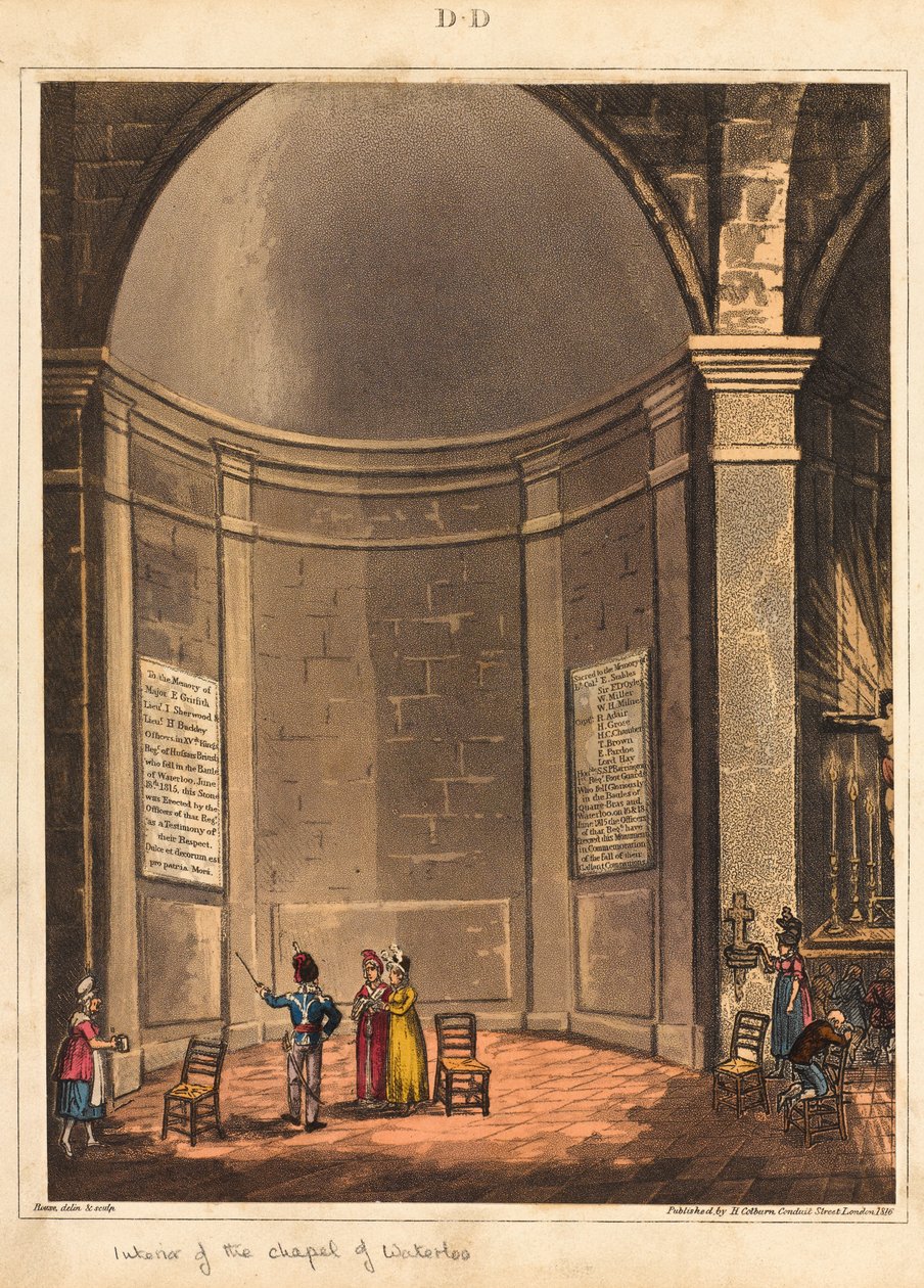 "Interiør av kapellet i Waterloo" av James Rouse