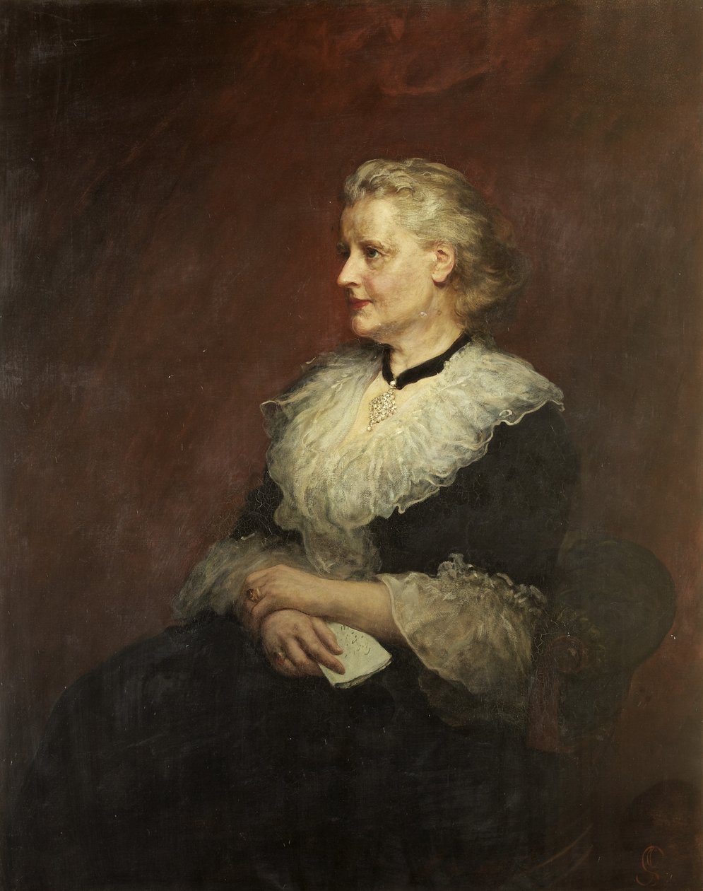 Dame Emily Frances Smyth (olje på lerret) av James Sant