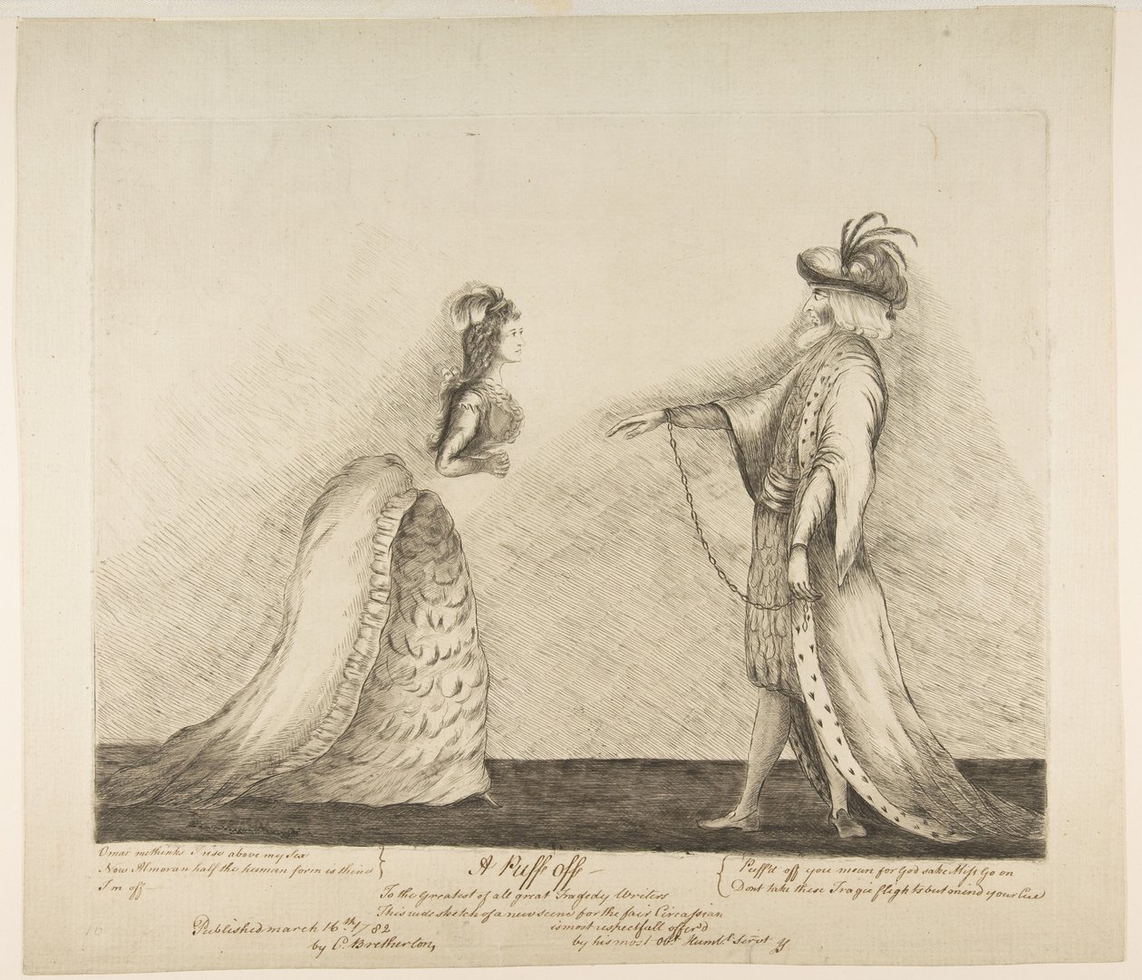 A Puff Off, ca. 1782. av James Sayers