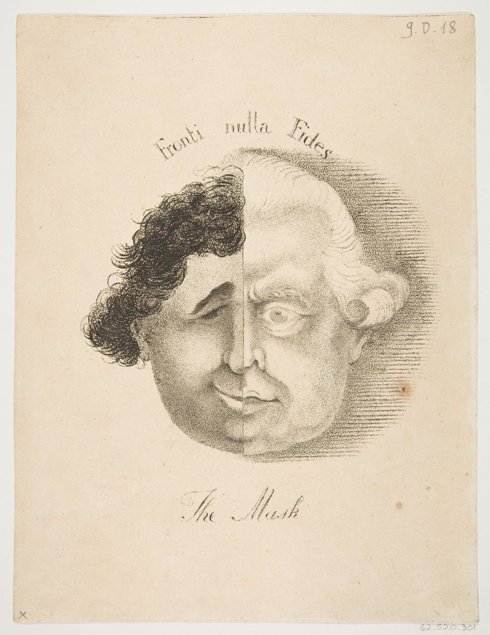 Masken, 21. mai 1783. av James Sayers