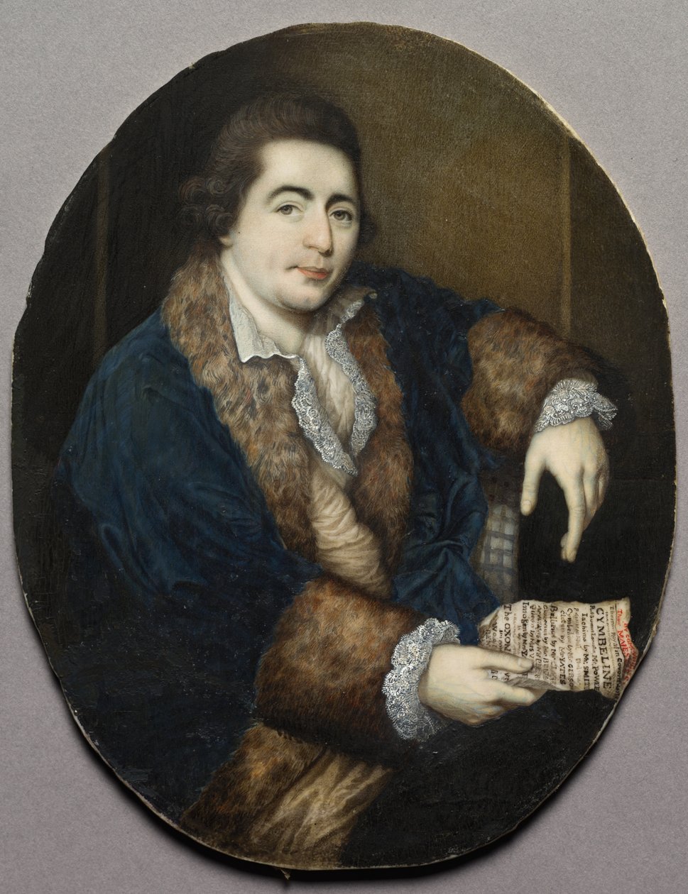 Portrett av William Powell, ca. 1765. av James Scouler