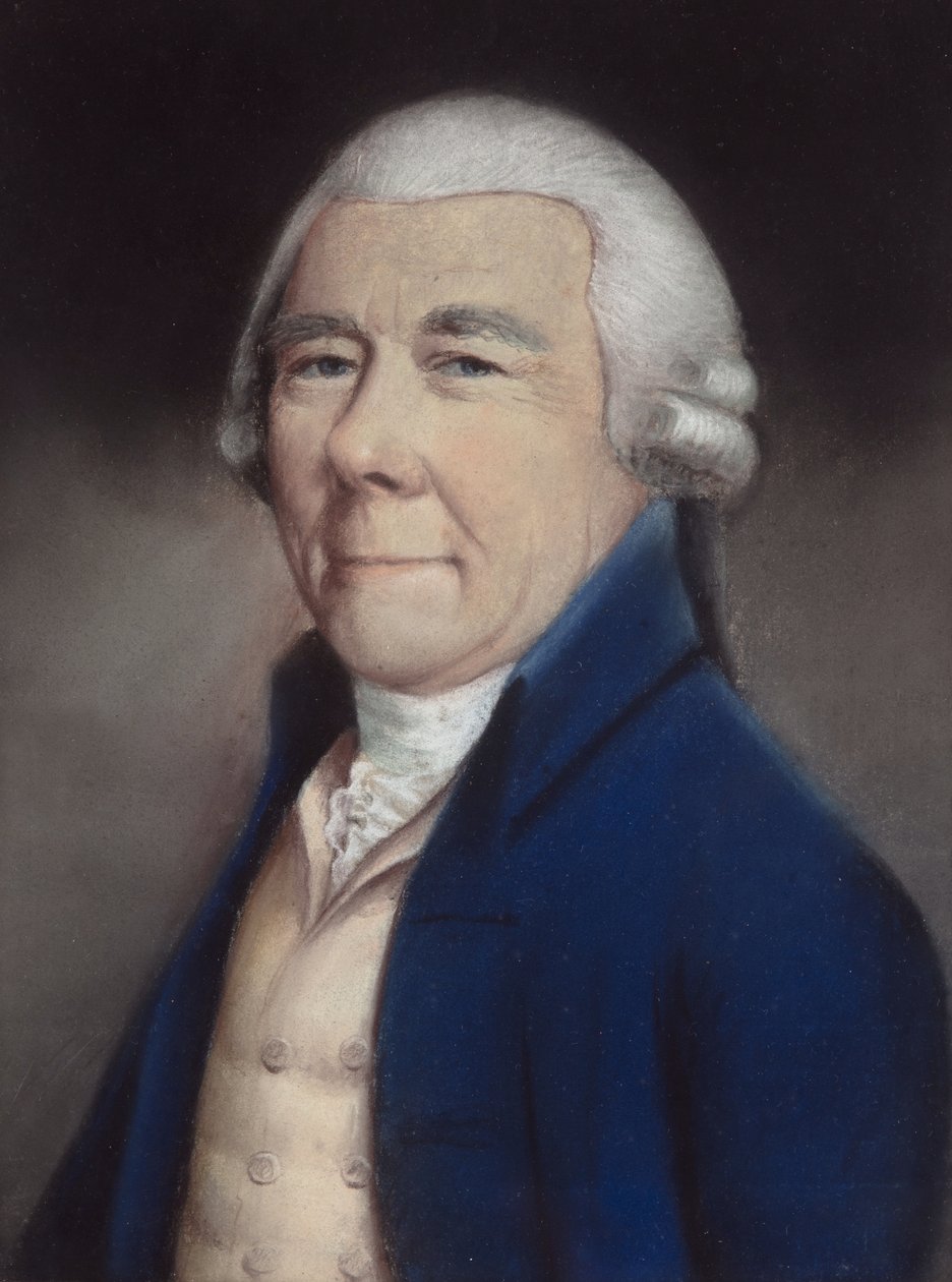 Jesse Andrewes (pastell på grått papir) av James Sharples