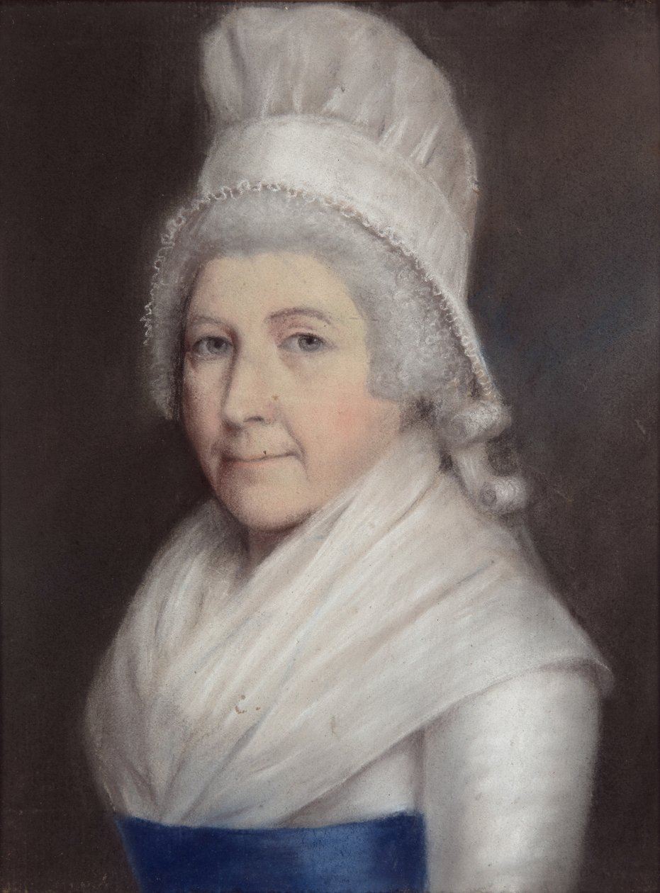 Mary Andrewes (pastell på grått papir) av James Sharples