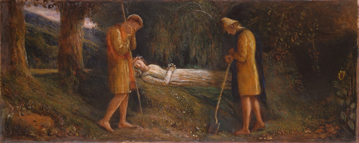 Imogen og hyrdene 1860-1870. av James Smetham