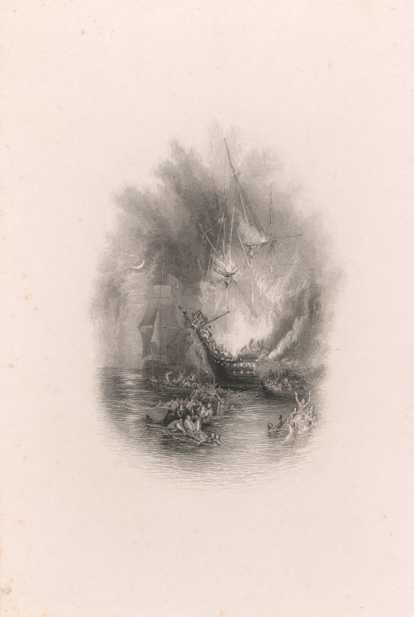 Fire at Sea (vignett) av James T. Willmore