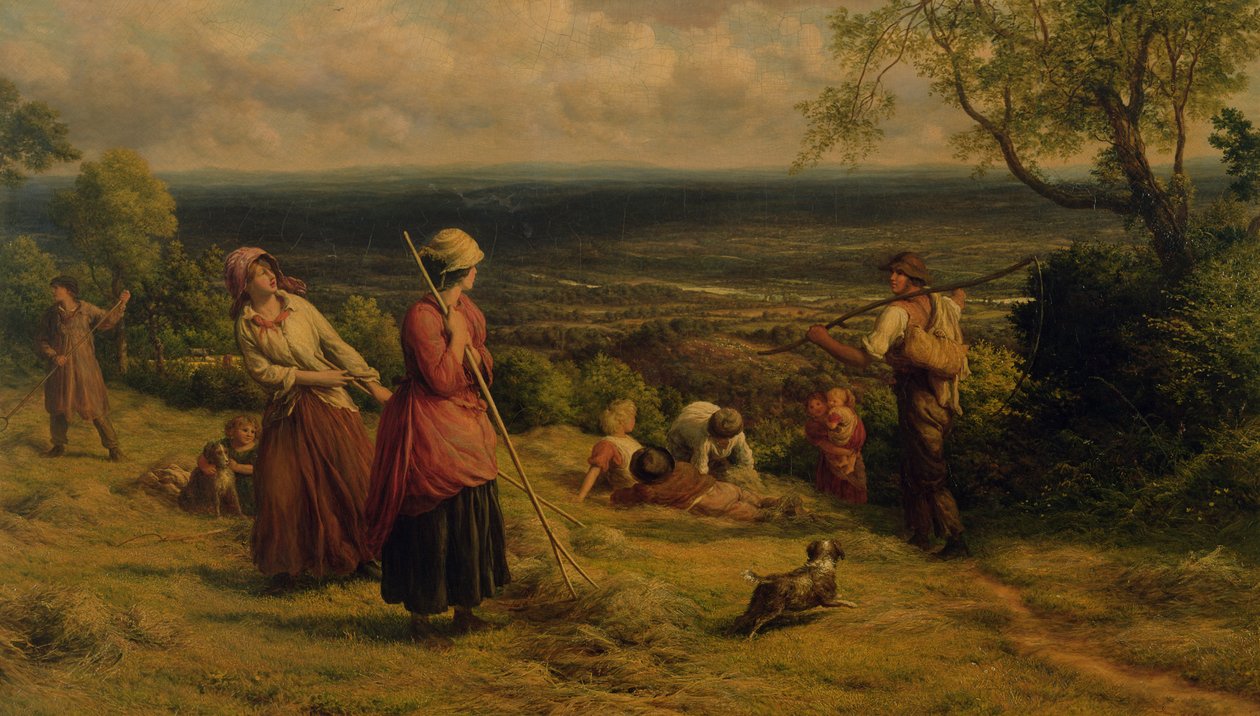 The Haymakers, 1862 av James Thomas Linnell