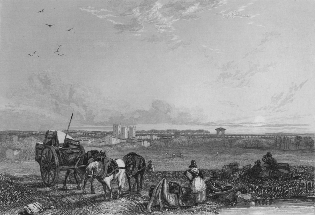 Montpelier, Frankrike, 1838. av James Tibbitts Willmore