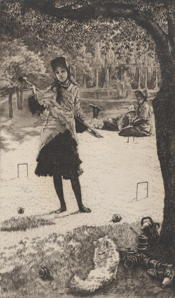 Krokket, 1878. av James Tissot