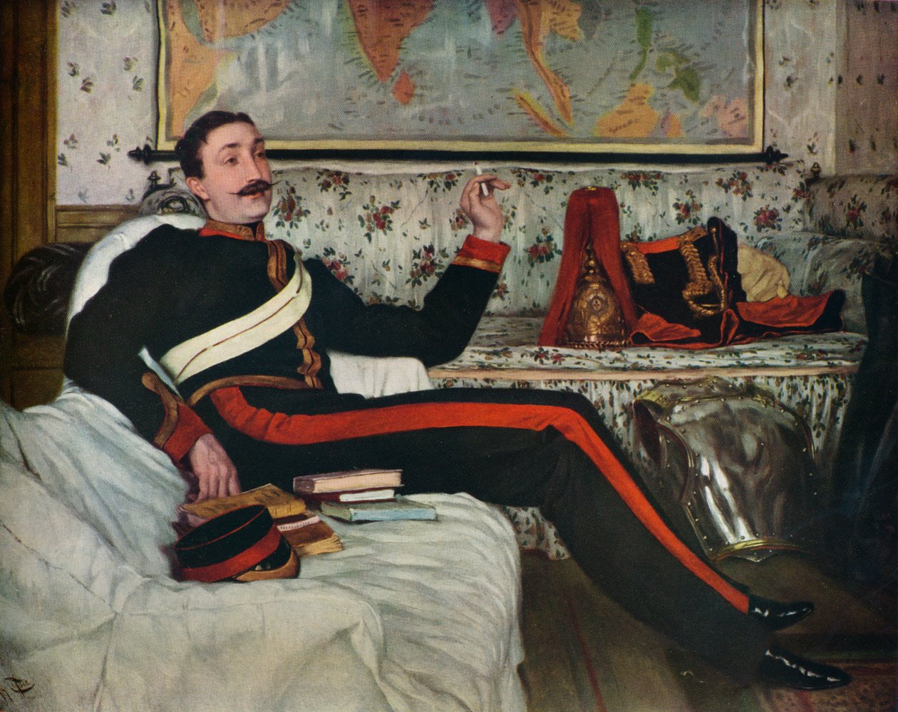 Frederick Gustavus Burnaby, 1870 av James Jacques Joseph Tissot